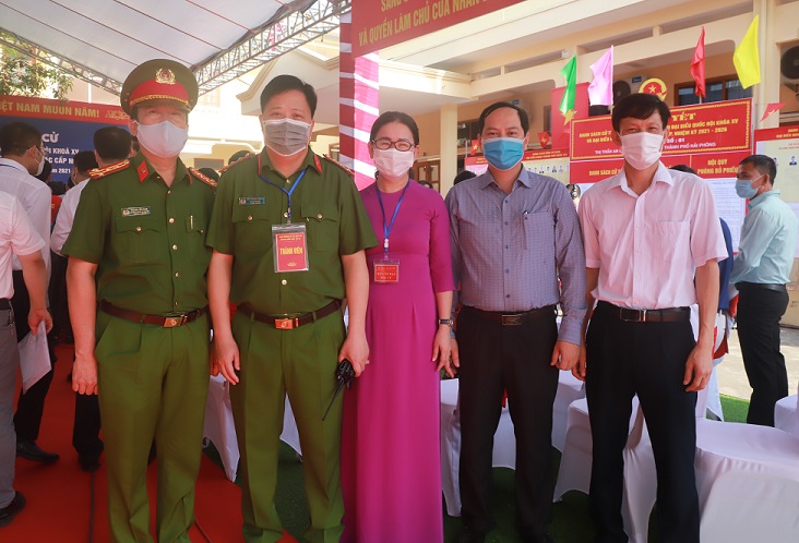 Huyện An Lão: Đảm bảo tuyệt đối ANTT và phòng, chống dịch bệnh Covid-19 ngày bầu cử